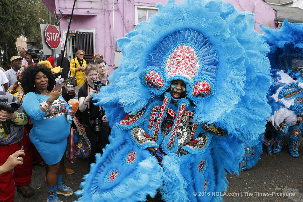 Mardi Gras Indians hit the streets In New Orleans
